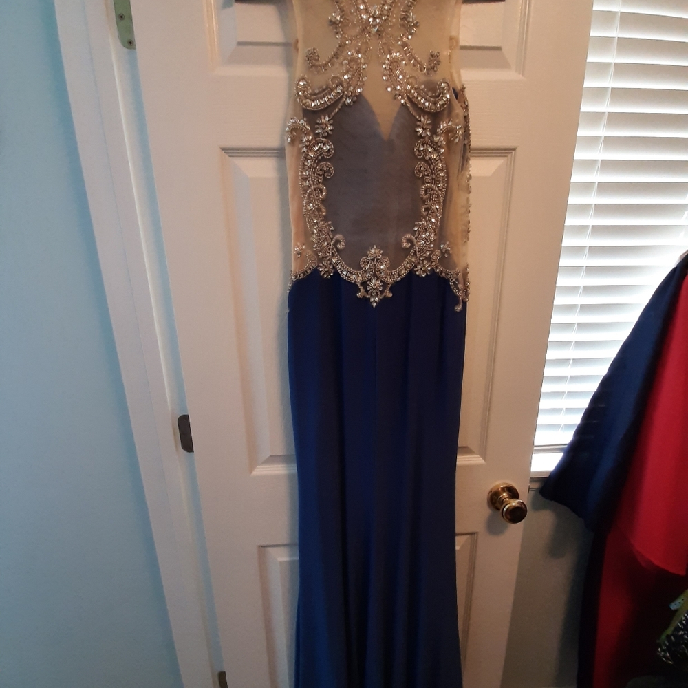 Blue Prom dress